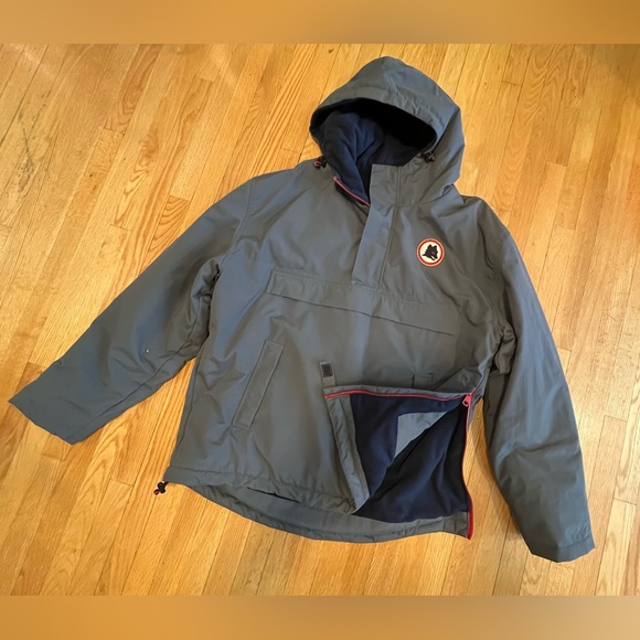 AS Roma, men’s half-zip winter jacket, fleece lined, pull-over style - Picture 2 of 16